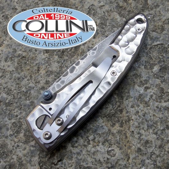 Складной нож Mcusta Damascus Blade Tsuchi Small MC-0113D c клинком из стали VG-10 San Mai (Laminated Stainlesss Damascus) рукоять Stainless Steel