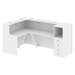 Onix Ресепшн O.R-K-25 Белый Бриллиант 2373*1568*1187