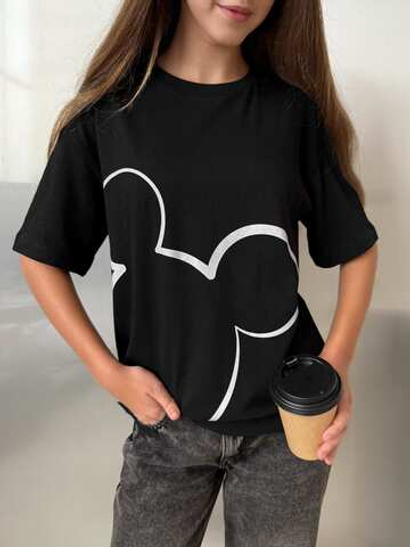 Футболка для девочки маус