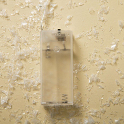 Гирлянда "Нить", роса с насадками "Олень красный", 2 м, LED-20-3V, 2*АА, фиксинг, нить прозрачная, свечение тёплое белое