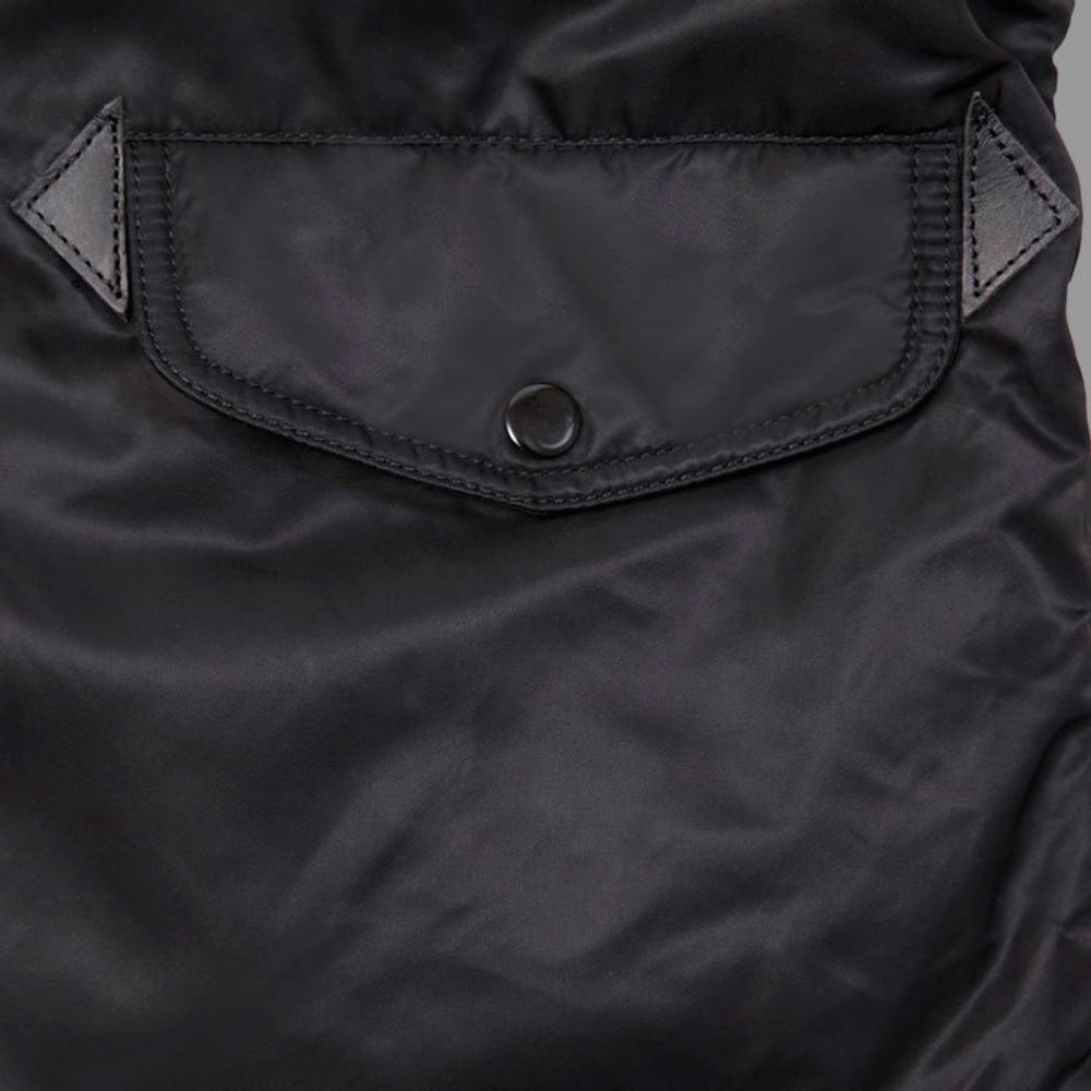 Куртка Аляска Alpha Slim Fit N-3B (черная - black/orange)