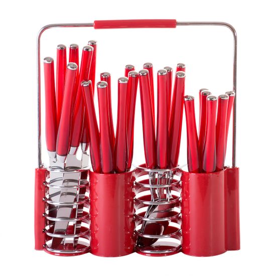 Набор столовых приборов 25 пр Kamille KM-5244 на подставке