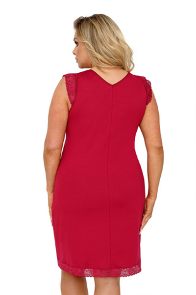 Vera plus nightdress Burgundy Donna
