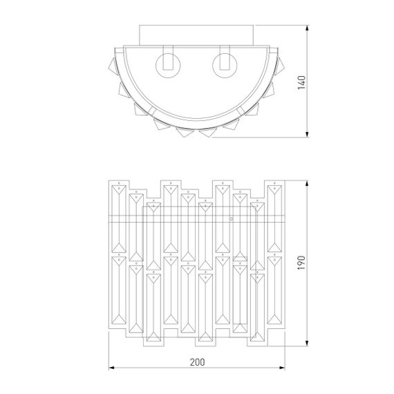 Настенный светильник Bogates Zolletta 339/2