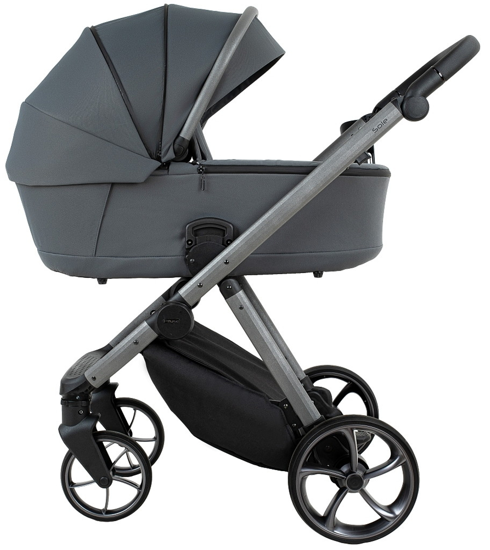 Детская коляска Pituso Sole 2 в 1 PMPT/021 Grey
