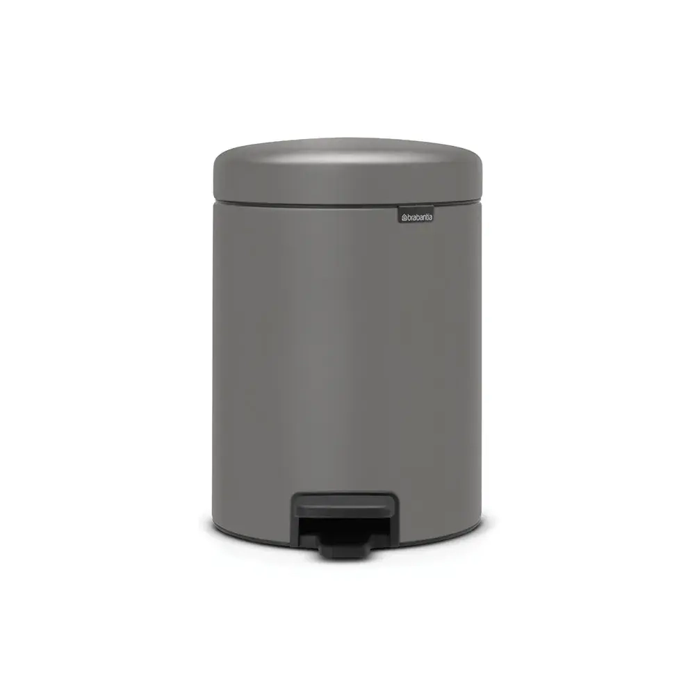 Brabantia Контейнер для мусора NewIcon 5л, минеральный бетон, серый