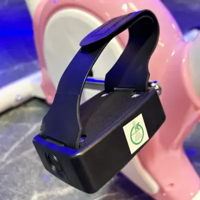 Детский велотренажер с мыльными пузырями