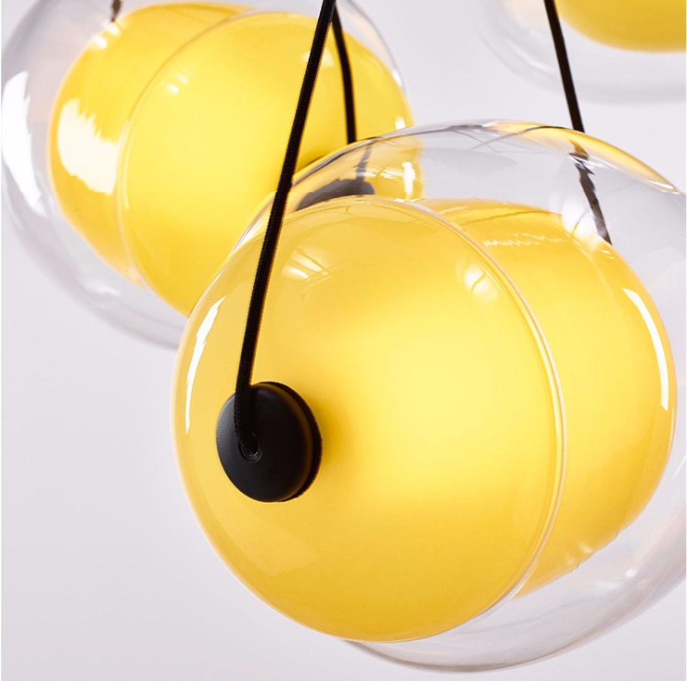 Pendant design lamp  Capsula by Brokis (Yellow)