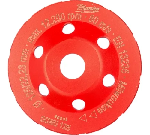 Алм. шлифовальная чашка DCWU 125мм