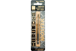 Сверло по металлу MosTek HEX 5,0 мм HSS-TiN (титан - нитридное покрытие, 6-гранный хвостовик) (1 шт в блистере) (1000/250/1)