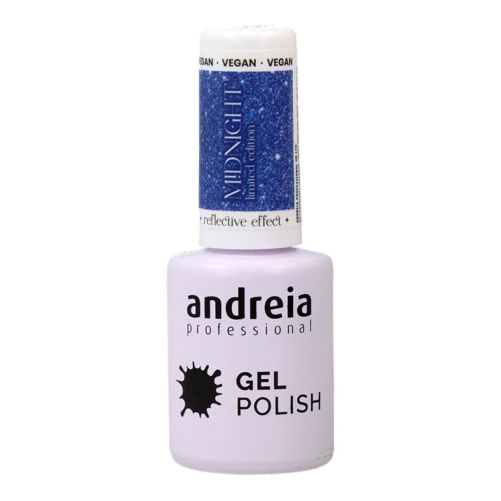 полуперманентный лак для ногтей Andreia Polish Reflective Colors Md1 Синий 10,5 ml