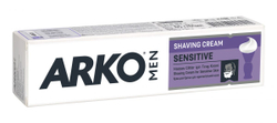 ARKO MEN Крем для бритья, Sensitive, 65гр., блок 72шт., АРКО