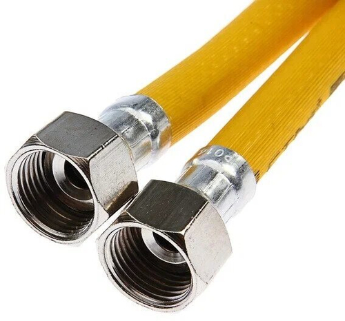 Подводка газ, желтая 200см 1/2 г/г