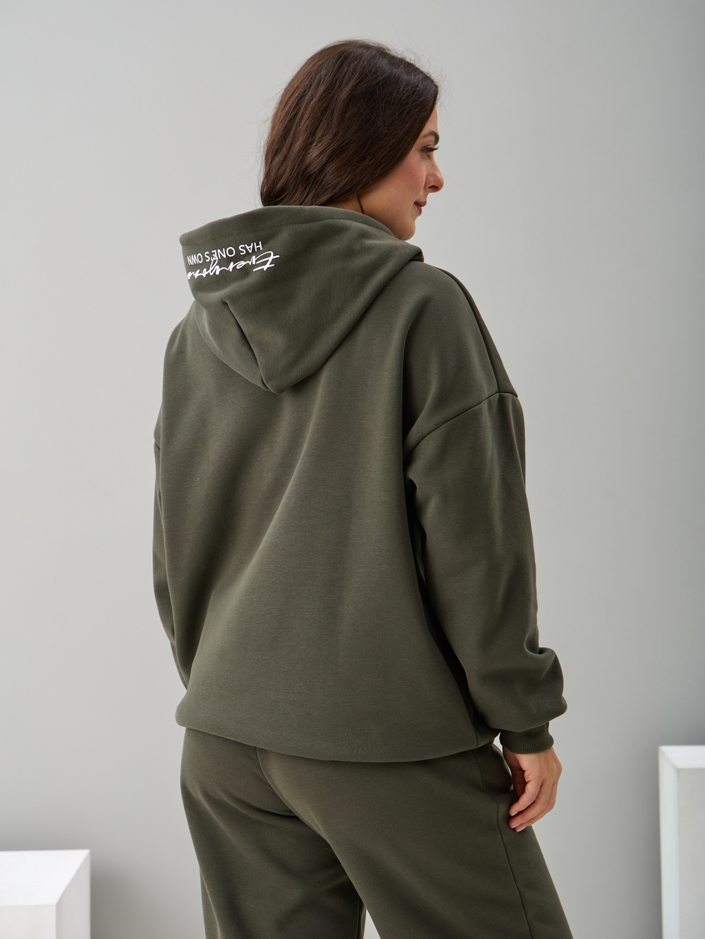 Костюм с брюками КБис-091/хаки-п