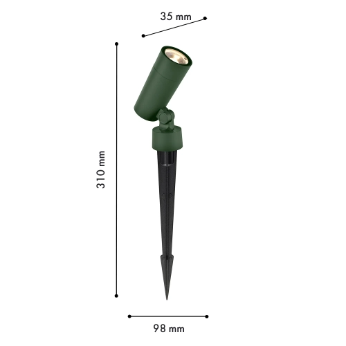Грунтовый светодиодный светильник Favourite Micron 4809-1T