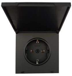 ZIMA Розетка с крышкой 704-4288-123BQC