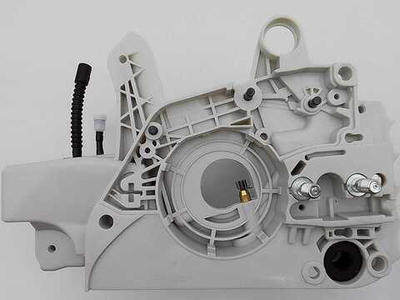 Корпус б/п Stihl MS-210/230/250 (картер в сборе: маслонасос, шланги, а: 11230203033) [AEZ]