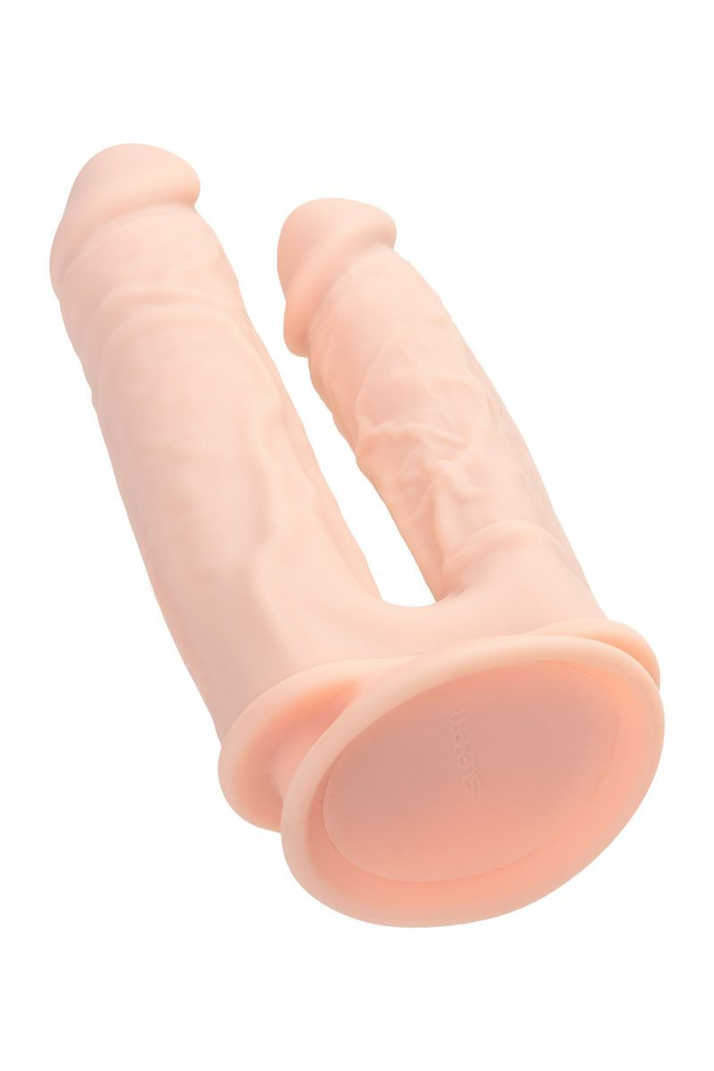 Фаллоимитатор для двойного проникновения Armie H - 19 см. (Цвет: телесный)