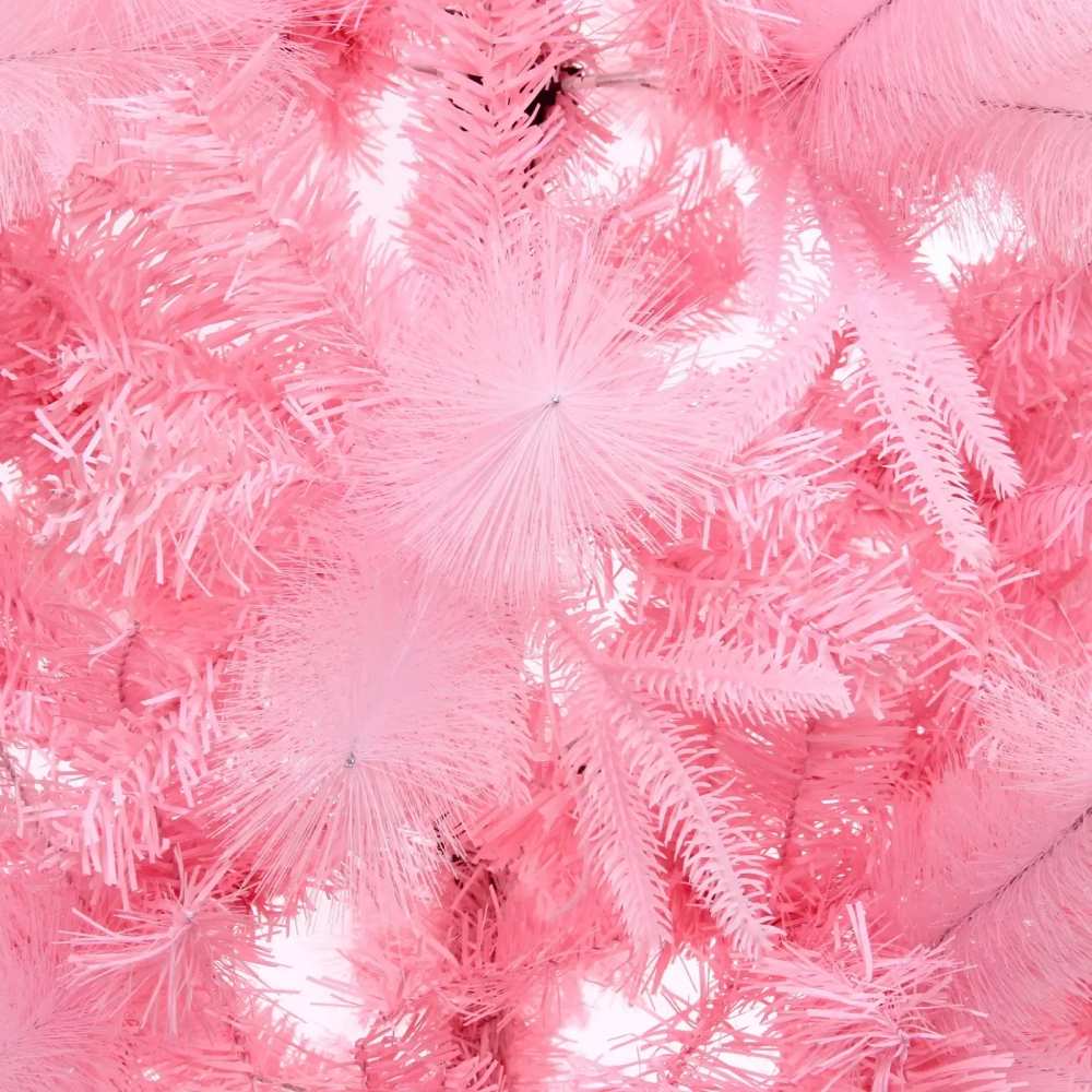 Ёлка «Розовый зимний сад» 210 см, ПВХ, леска, резина (900 веток)