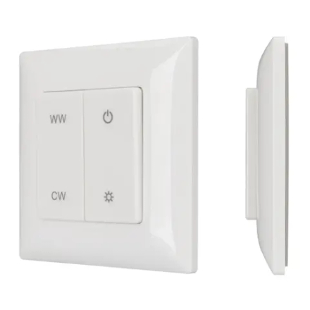 Панель SMART-P48-MIX-P-SUF (3V, 1 зона, Knob, 2.4G) (Arlight, Пластик) 028302