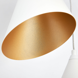 757036 Люстра CONE GW 3х6W(led) G9 БЕЛЫЙ/ЗОЛОТО