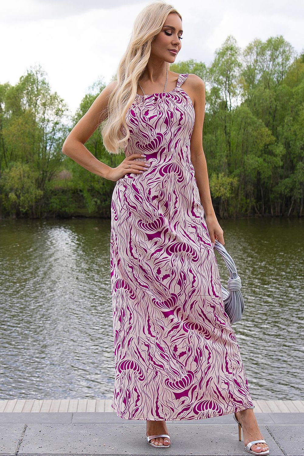 Платье Физалия (розовое) П10681 LT Collection