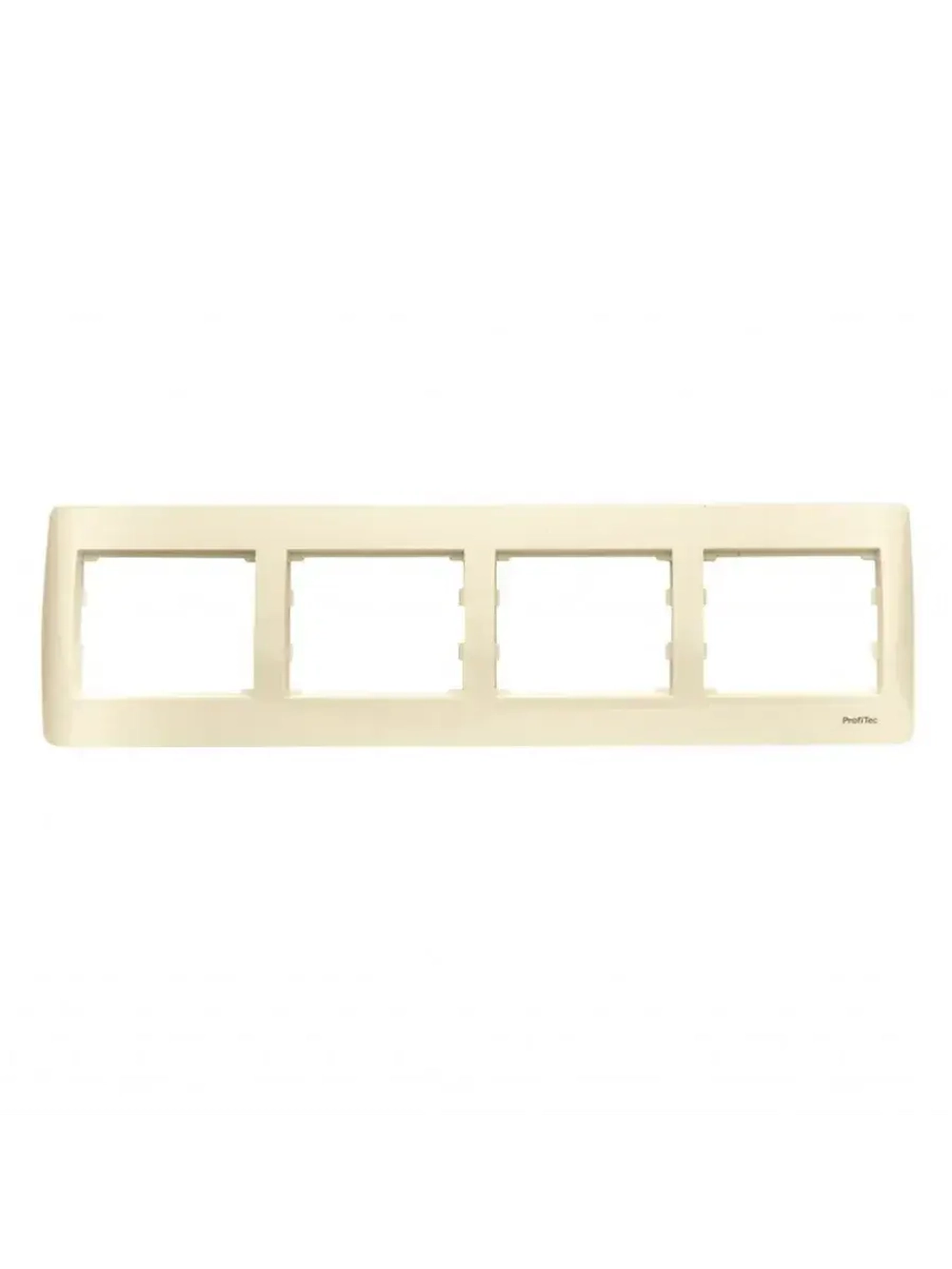 Рамка 4-я горизонтальная ProfiTec Corsa бежевая