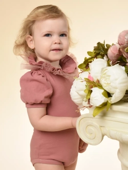 Боди с декоративным воротничком