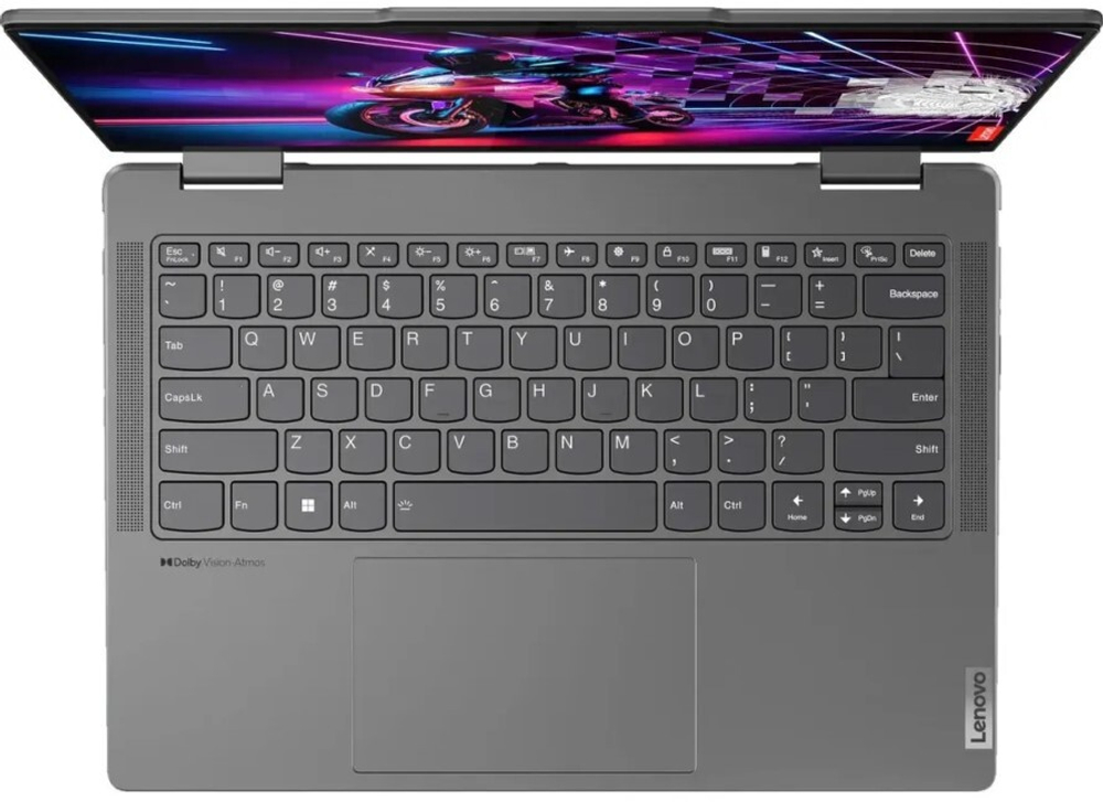 Ноутбук  Lenovo Yoga 7 2-in-1 14AHP9 14 ", Ryzen 7, 16 Гб RAM, 1 Тб SSD, Radeon 780M, Серый