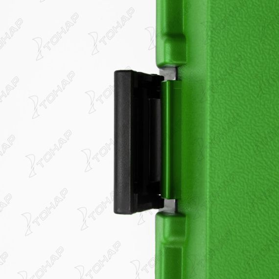 Ящик рыболова Helios двухполочный зеленый