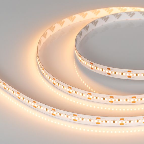 Светодиодная лента Arlight 21,6W/m 300LED/m 2216SMD теплый белый 5M MicroLed-M300-10mm 24V Warm2700 023591(2)