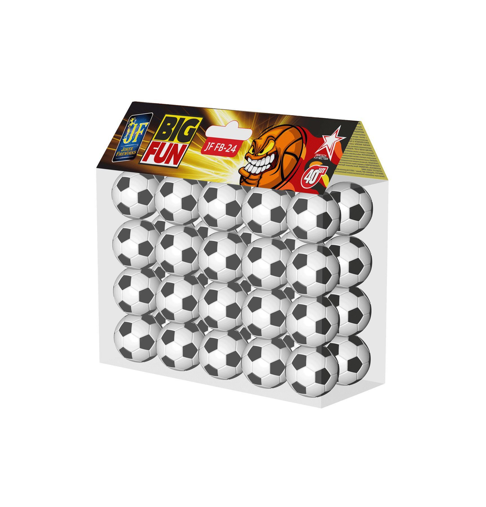 Петарды от JF "Футбольный мяч 24" 40 шт./уп.