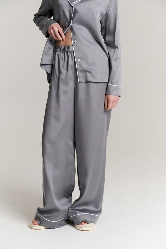 Пижама из тенселя с кантом - размер S