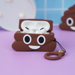 Чехол для AirPods Pro 3 Какашка, коричневый