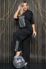 Костюм Наедине со всеми (черный) К12069 LT Collection