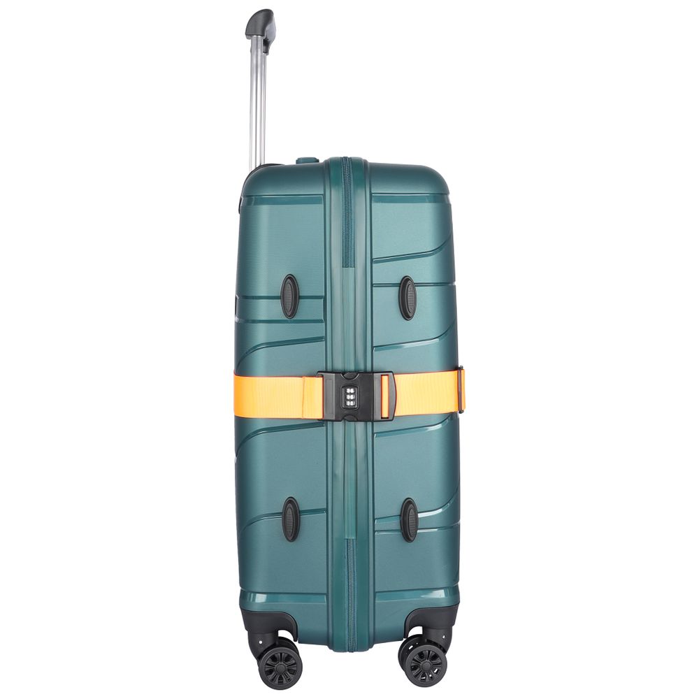 Чемодан 463 / С ремнем / Полипропилен