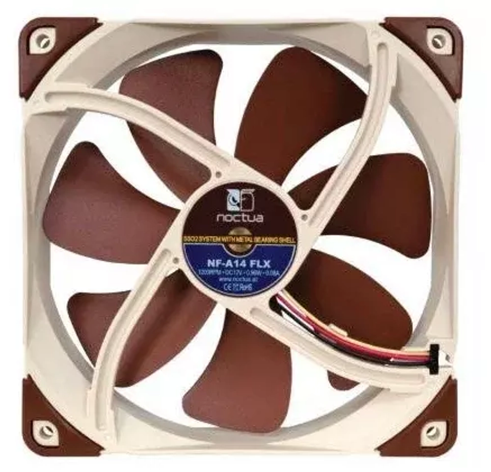 Вeнтилятор для корпуса Noctua NF-A14 ULN (NF-A14 ULN) - 140mm 1  800 об/мин, 11.9 дБ, 3-pin