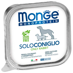 Monge Dog Solo 150 г кролик - консервы для собак (паштет)
