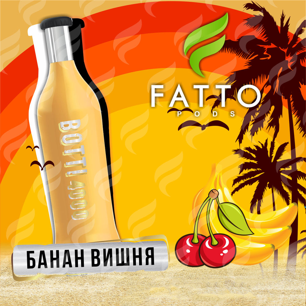 FATTO PODS BOTTI (2% nic) – Banana Cherry