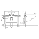 Унитаз подвесной Abber Rechteck AC1202P-AC0101P белый, с крышкой микролифт, с инсталляцией