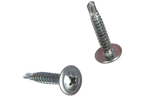 Саморезы с прессшайбой и сверлом по листовому металлу до 2 мм Зубр PH2 4,2х25 мм 25шт 300216-42-025