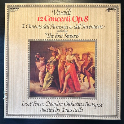 Вивальди - 12 концертов Op.8 3LP (Венгрия 1983г.)