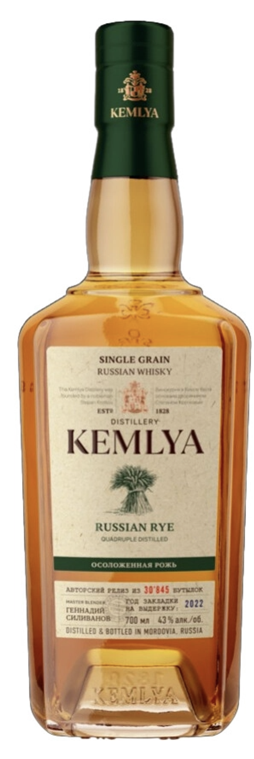 Виски Kemlya Russian Rye, 0.7 л.