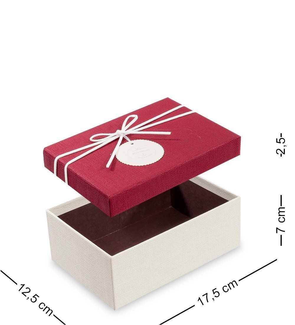 WF-09-B Набор коробок из 3шт «Прямоугольник» цв.молочн./борд.