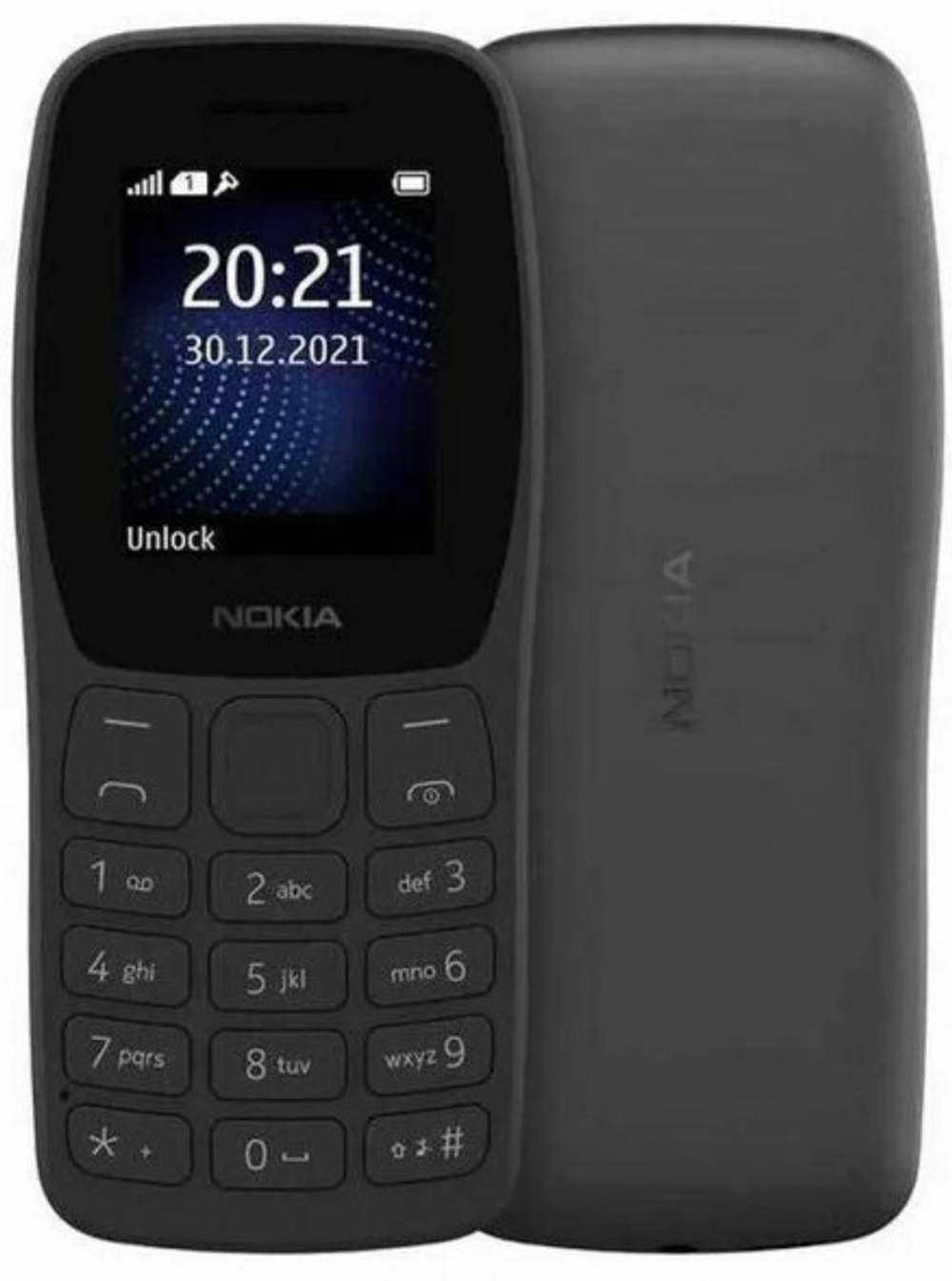 Nokia 105 TA-1416 DS EAC+ charcoal dark grey