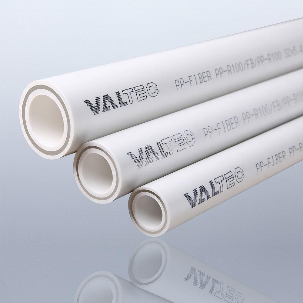 Полипропиленовая труба, армированная стекловолокном VALTEC PP-R/FB/PP-R PN25