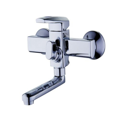 Смеситель для ванны, G.lauf, корот изл, с картриджем, хром, LOF3-A033