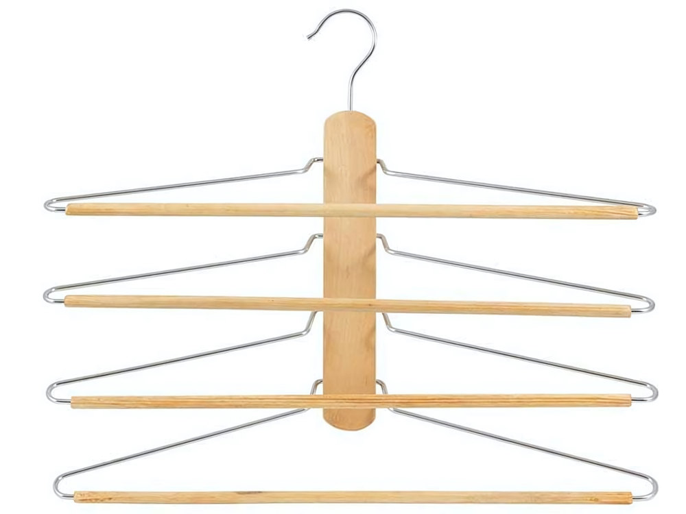 Вешалка деревянная "4 в 1" SS4