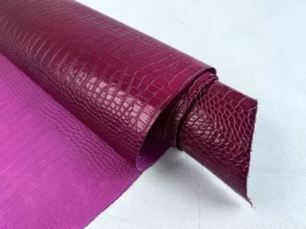 Crocco Bagon Winter Berry (0,8-1,0 мм), цв. Фиолетовый, натуральная кожа