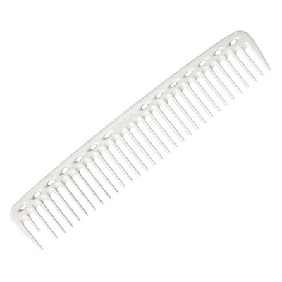 Белая редкозубая длинная расческа 228мм Y.S. Park YS-402 White